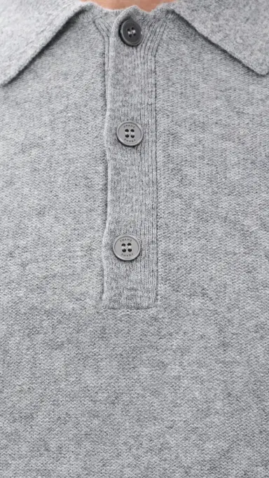 Frame Boiled Wool Polo Sweater | Thumbnail 6 Frame Boiled Wool Polo Sweater | Thumbnail 6