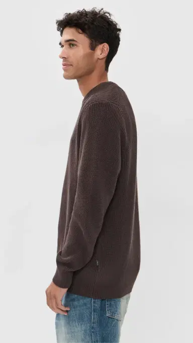 Les Deux Rib Crew Knit Sweater | Thumbnail 4 Les Deux Rib Crew Knit Sweater | Thumbnail 4