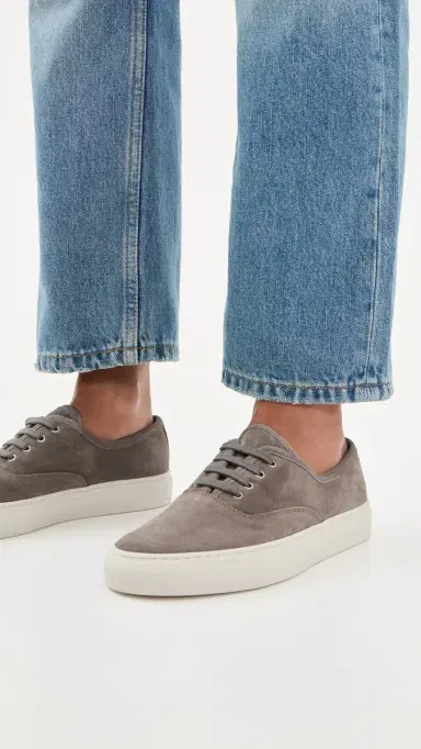 Common Projects Four Hole Slip On In Suede | Thumbnail 3