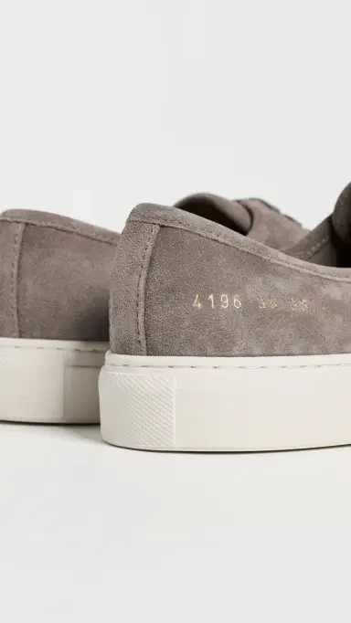 Common Projects Four Hole Slip On In Suede | Thumbnail 4