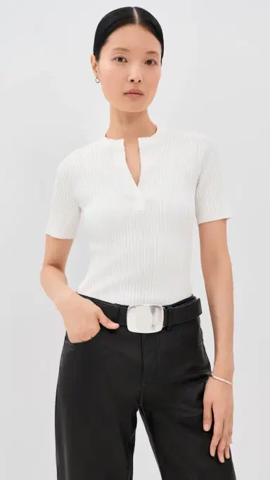 Simkhai Miley Short Sleeve Top | Thumbnail 2 Simkhai Miley Short Sleeve Top | Thumbnail 2