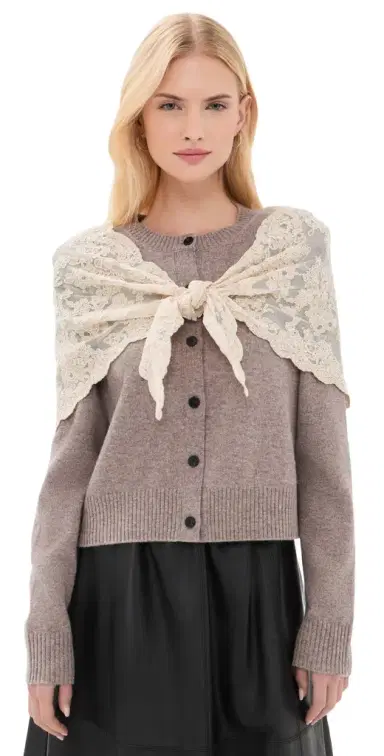 Sea Kirra Lace Scarf Cardigan | Thumbnail 1 Sea Kirra Lace Scarf Cardigan | Thumbnail 1
