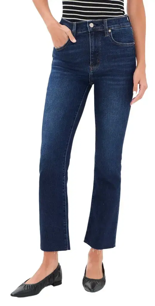 DAZE Shy Girl Crop Flare Jeans