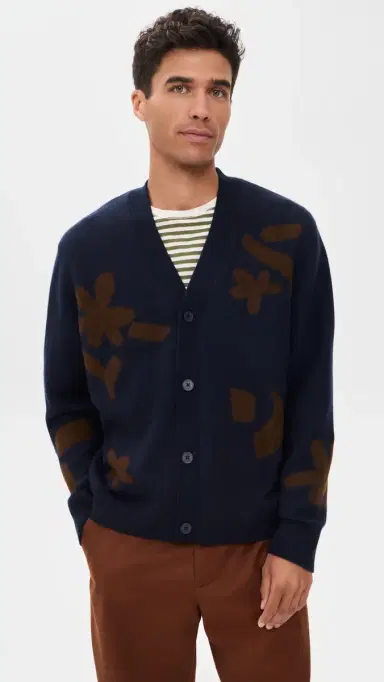 Wax London Walker Felted Applique Cardigan | Thumbnail 2