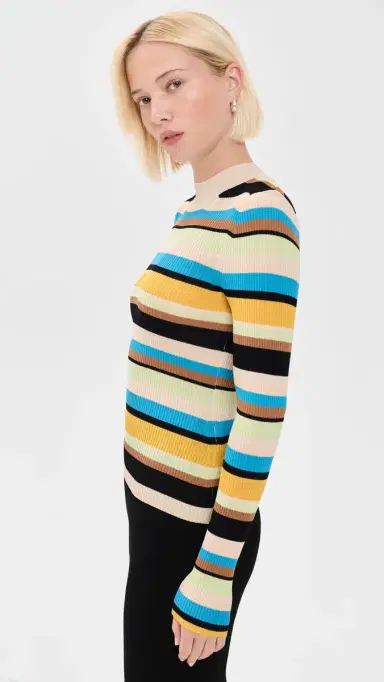 SIMONMILLER Mika Striped Knit Top | Thumbnail 5