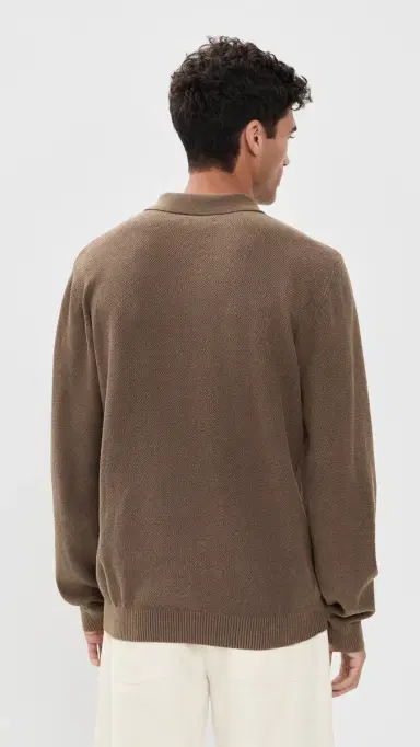 Fair Harbor Mariner Long Sleeve Polo Top | Thumbnail 3 Fair Harbor Mariner Long Sleeve Polo Top | Thumbnail 3