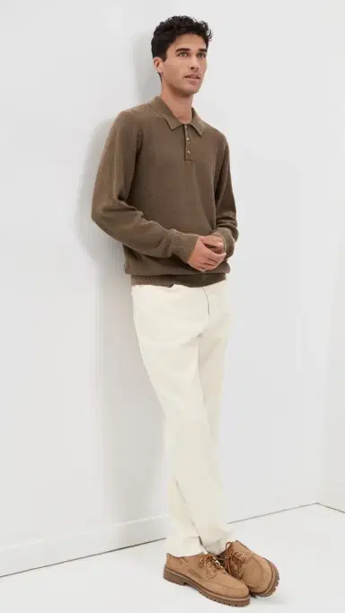 Fair Harbor Mariner Long Sleeve Polo Top | Thumbnail 5 Fair Harbor Mariner Long Sleeve Polo Top | Thumbnail 5