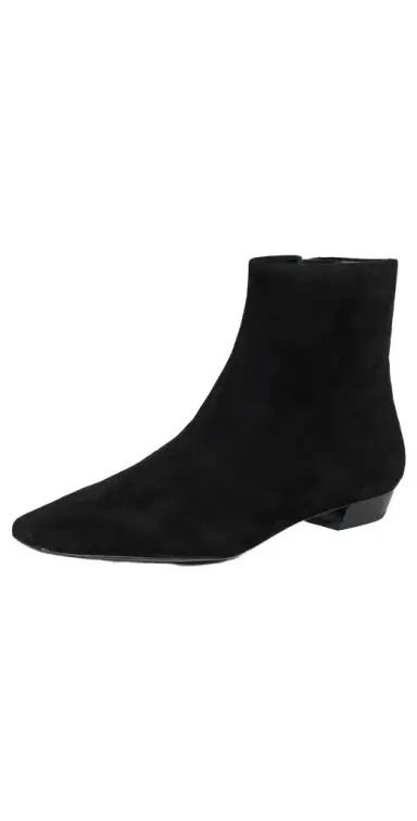 Loeffler Randall Siya Suede Flat Ankle Boots | Thumbnail 1 Loeffler Randall Siya Suede Flat Ankle Boots | Thumbnail 1