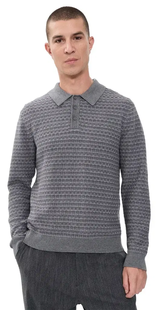 Wax London Oban Mini Geo Polo Sweater