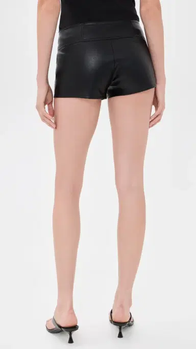 LIONESS Merci Faux Leather Shorts | Thumbnail 3