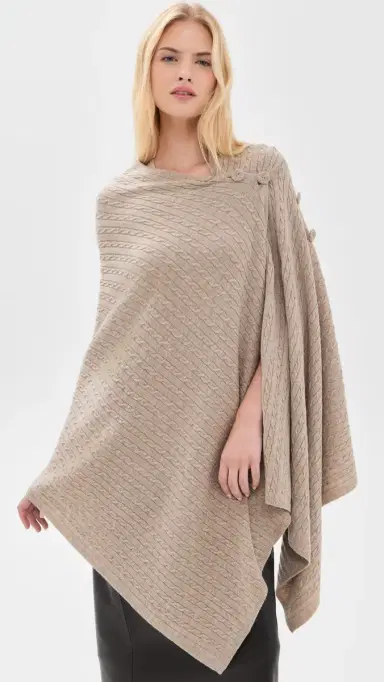 By Malene Birger Liza Wool Cape | Thumbnail 3 By Malene Birger Liza Wool Cape | Thumbnail 3