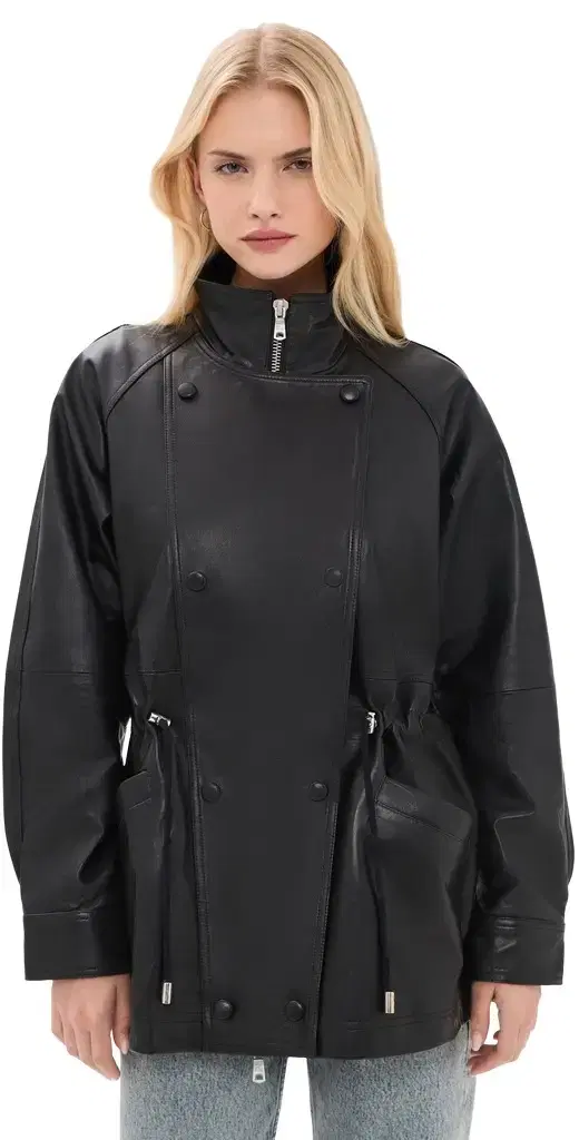 Slouchy Leather Anorak Slouchy Leather Anorak