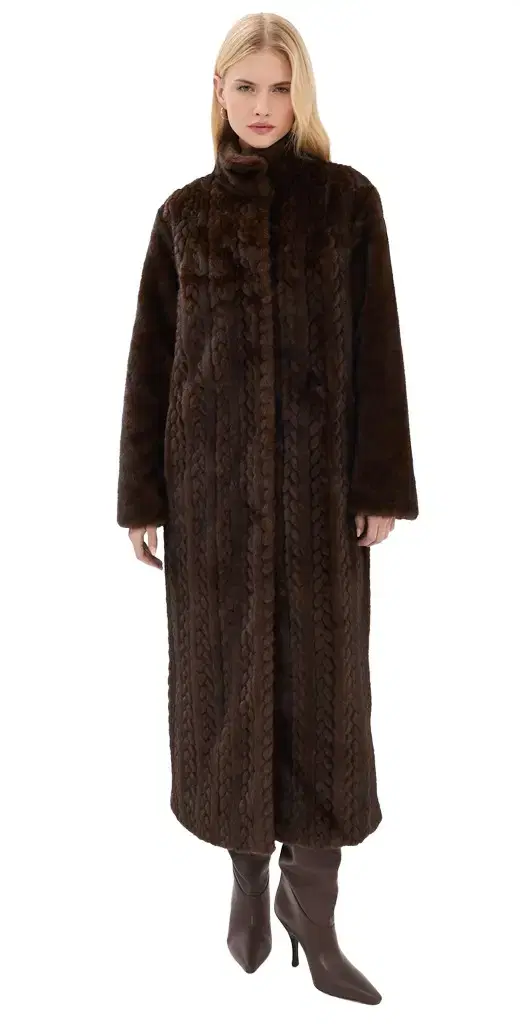Avec Les Filles Combo Body Long Coat