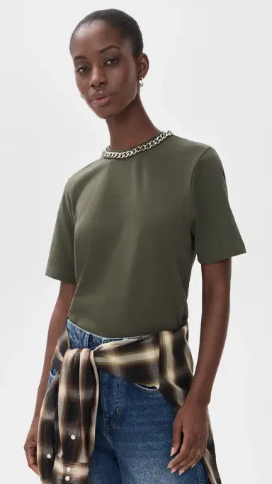 Essentiel Antwerp Klaim T-Shirt with Chain | Thumbnail 2 Essentiel Antwerp Klaim T-Shirt with Chain | Thumbnail 2