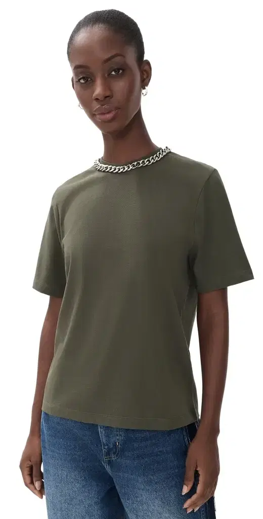 Essentiel Antwerp Klaim T-Shirt with Chain