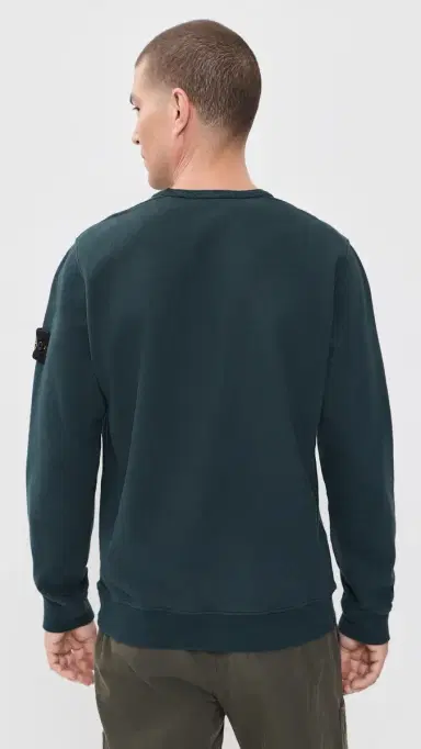 Stone Island Brushed Organic Cotton Fleece Sweatshirt | Thumbnail 3 Stone Island Brushed Organic Cotton Fleece Sweatshirt | Thumbnail 3