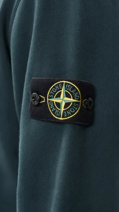 Stone Island Brushed Organic Cotton Fleece Sweatshirt | Thumbnail 6 Stone Island Brushed Organic Cotton Fleece Sweatshirt | Thumbnail 6