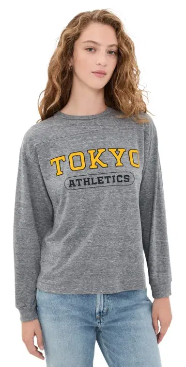 Sunny Somewhere Tokyo Athletics Long Sleeve Tee | Thumbnail 1 Sunny Somewhere Tokyo Athletics Long Sleeve Tee | Thumbnail 1