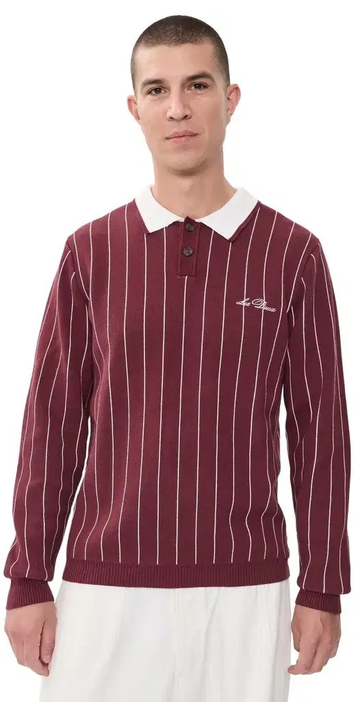 Signature Knitted Long Sleeve Polo Signature Knitted Long Sleeve Polo