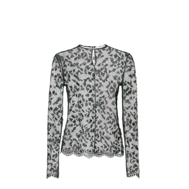 Fendi Slim-fit long-sleeved top made entirely of black Cuneo | Thumbnail 1 Fendi Slim-fit long-sleeved top made entirely of black Cuneo | Thumbnail 1