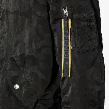 Fendi Classic short bomber jacket reinterpreted through | Thumbnail 3 Fendi Classic short bomber jacket reinterpreted through | Thumbnail 3