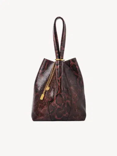 Chloé Chloé Spin tote bag in python-effect leather | Thumbnail 3 Chloé Chloé Spin tote bag in python-effect leather | Thumbnail 3