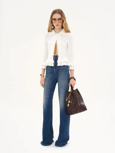 Chloé Chloé Spin tote bag in python-effect leather | Thumbnail 4 Chloé Chloé Spin tote bag in python-effect leather | Thumbnail 4