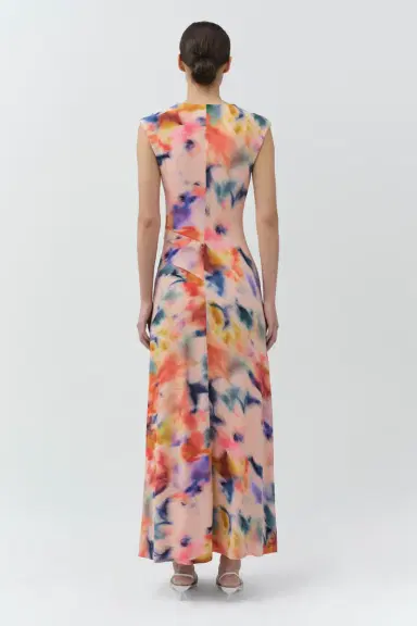 Simkhai Acacia Draped Jersey Midi Dress | Thumbnail 6