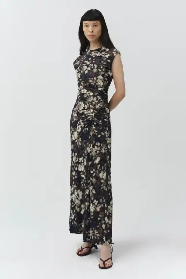 Simkhai Acacia Draped Jersey Midi Dress | Thumbnail 5 Simkhai Acacia Draped Jersey Midi Dress | Thumbnail 5