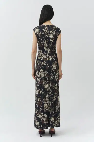 Simkhai Acacia Draped Jersey Midi Dress | Thumbnail 6 Simkhai Acacia Draped Jersey Midi Dress | Thumbnail 6
