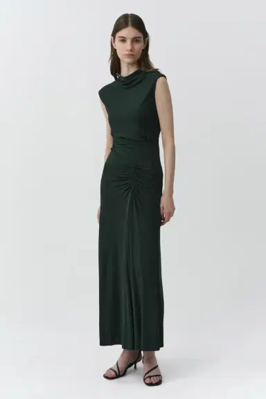 Simkhai Acacia Draped Jersey Midi Dress | Thumbnail 2