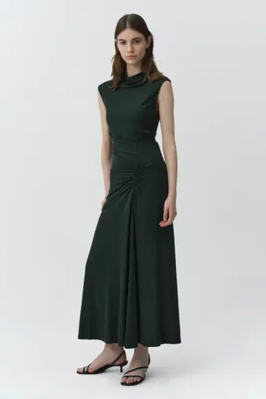 Simkhai Acacia Draped Jersey Midi Dress | Thumbnail 3