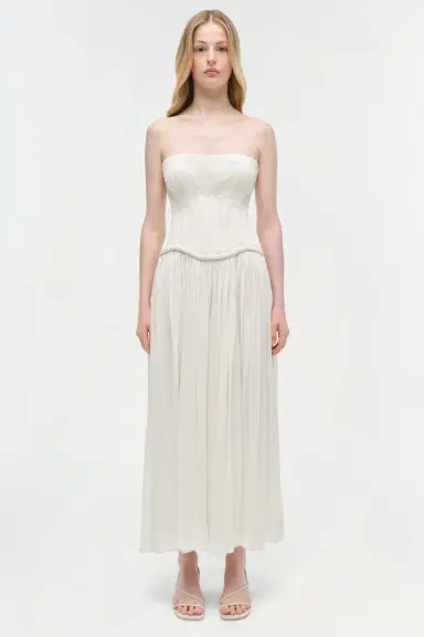 Simkhai Adalys Strapless Jersey Dress | Thumbnail 6 Simkhai Adalys Strapless Jersey Dress | Thumbnail 6