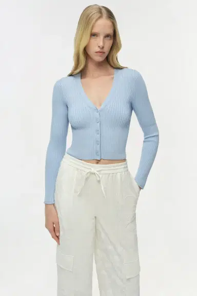 Simkhai Ailany Knit Cardigan | Thumbnail 3