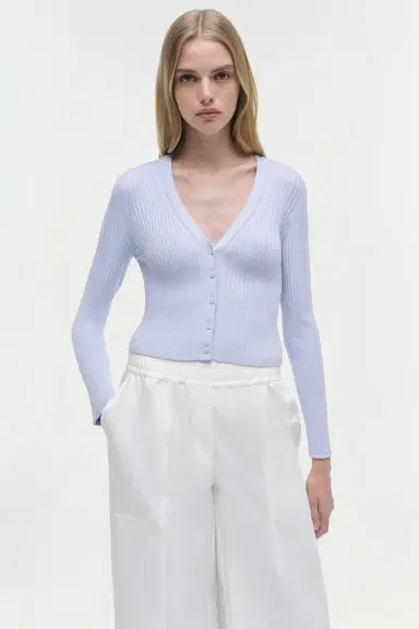 Simkhai Ailany Rib Knit Cardigan | Thumbnail 3