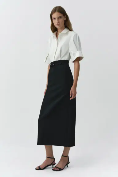 Simkhai Alvera Midi Shirt Dress | Thumbnail 4