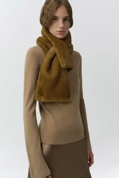Simkhai Anaia Faux Fur Scarf | Thumbnail 2