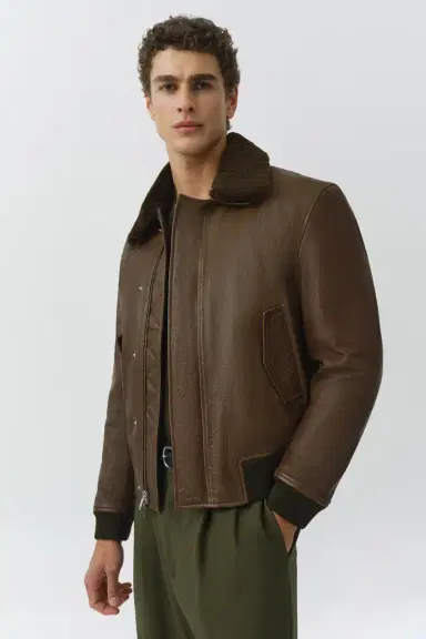 Simkhai Anderson Leather Jacket | Thumbnail 4 Simkhai Anderson Leather Jacket | Thumbnail 4
