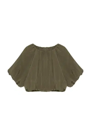 Simkhai Anni Puff Sleeve Cropped Top | Thumbnail 1