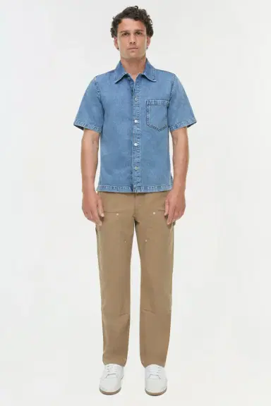 Simkhai Ardent Denim Shirt | Thumbnail 6