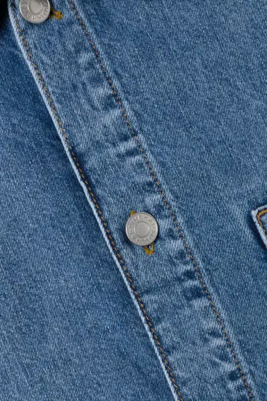 Simkhai Ardent Denim Shirt | Thumbnail 7