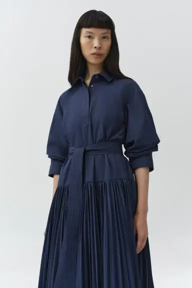 Simkhai Arlo Belted Cotton Maxi Dress | Thumbnail 3 Simkhai Arlo Belted Cotton Maxi Dress | Thumbnail 3