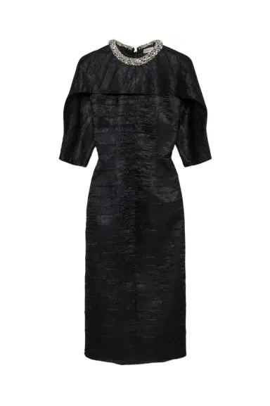 Simkhai Ashleigh Embellished Satin Midi Dress | Thumbnail 1 Simkhai Ashleigh Embellished Satin Midi Dress | Thumbnail 1