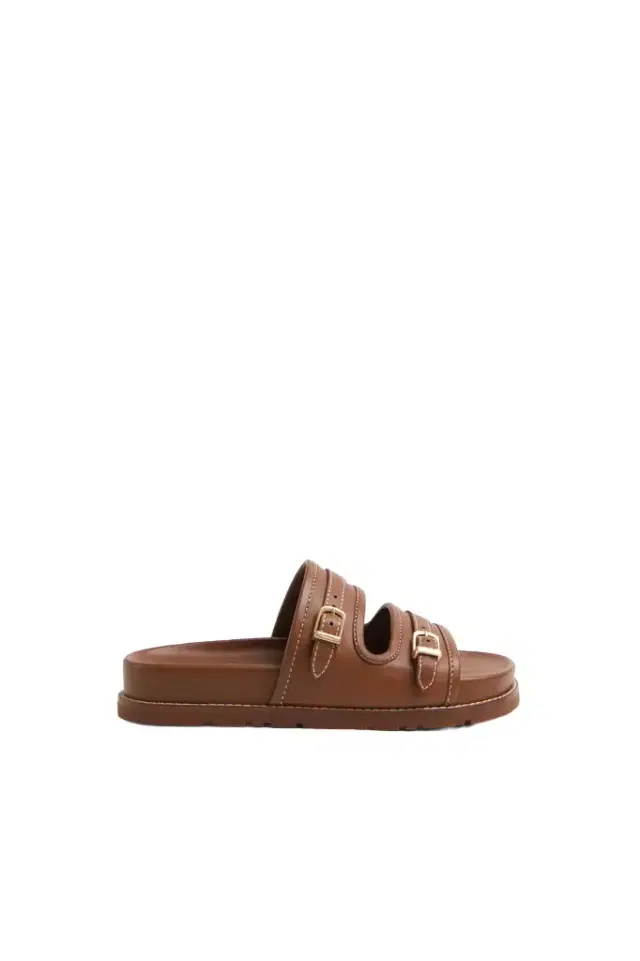 Simkhai Aura Leather Pool Slide