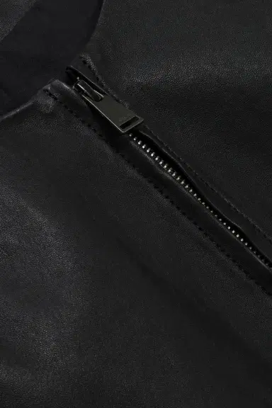 Simkhai Austyn Short Sleeve Leather Jacket | Thumbnail 6 Simkhai Austyn Short Sleeve Leather Jacket | Thumbnail 6