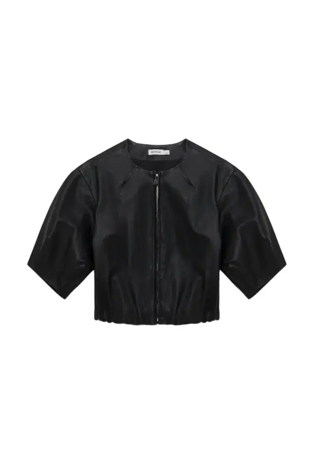 Simkhai Austyn Short Sleeve Leather Jacket