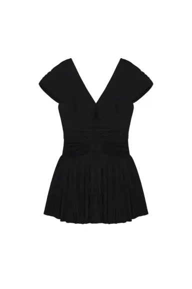 Simkhai Avarie Plisse Mini Dress | Thumbnail 1