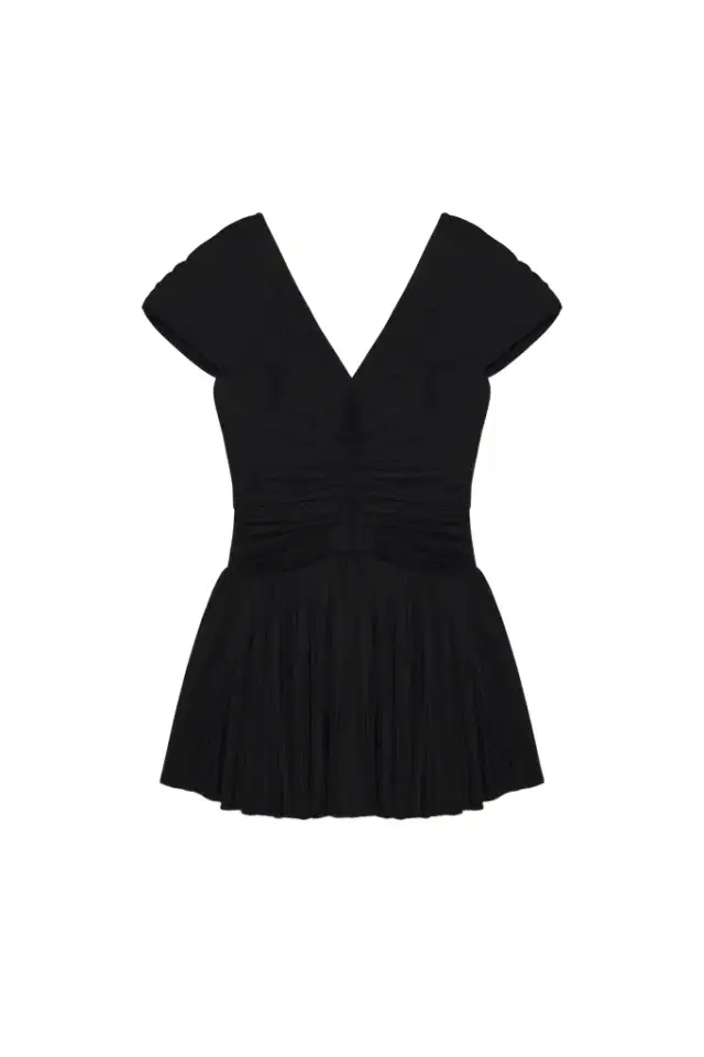Simkhai Avarie Plisse Mini Dress