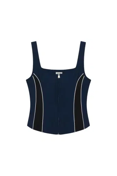 Simkhai Aya Cotton Faille Bustier Top | Thumbnail 1