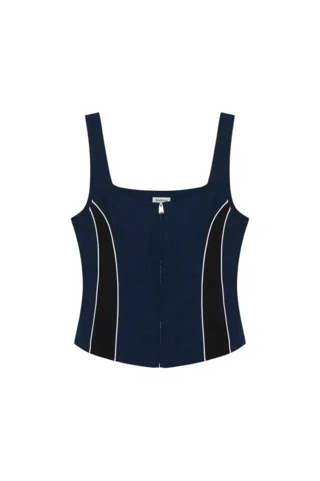 Simkhai Aya Cotton Faille Bustier Top